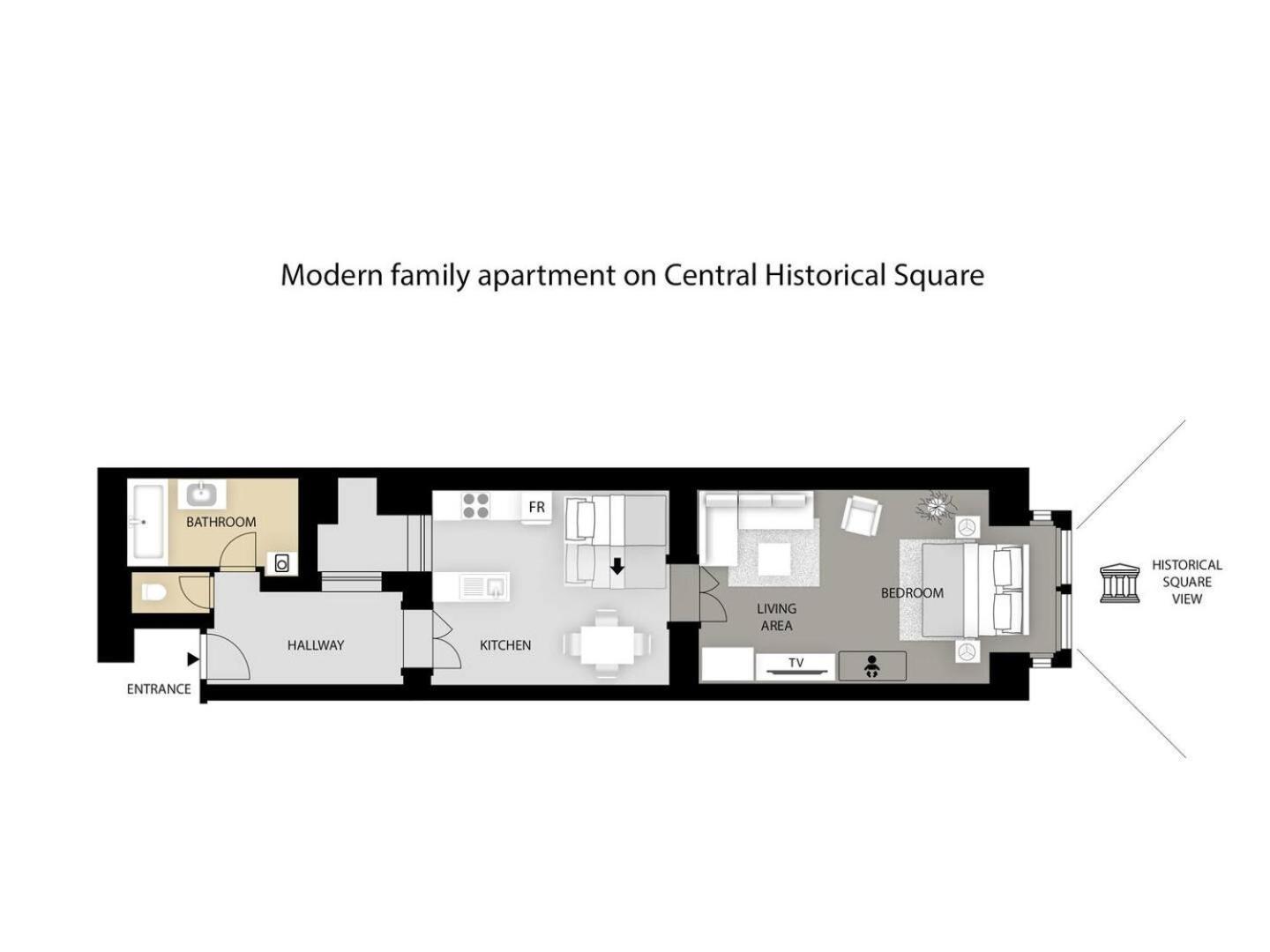 Modern Family Apt. With Central Square Entrance Χράντεκ Κράλοβε Εξωτερικό φωτογραφία